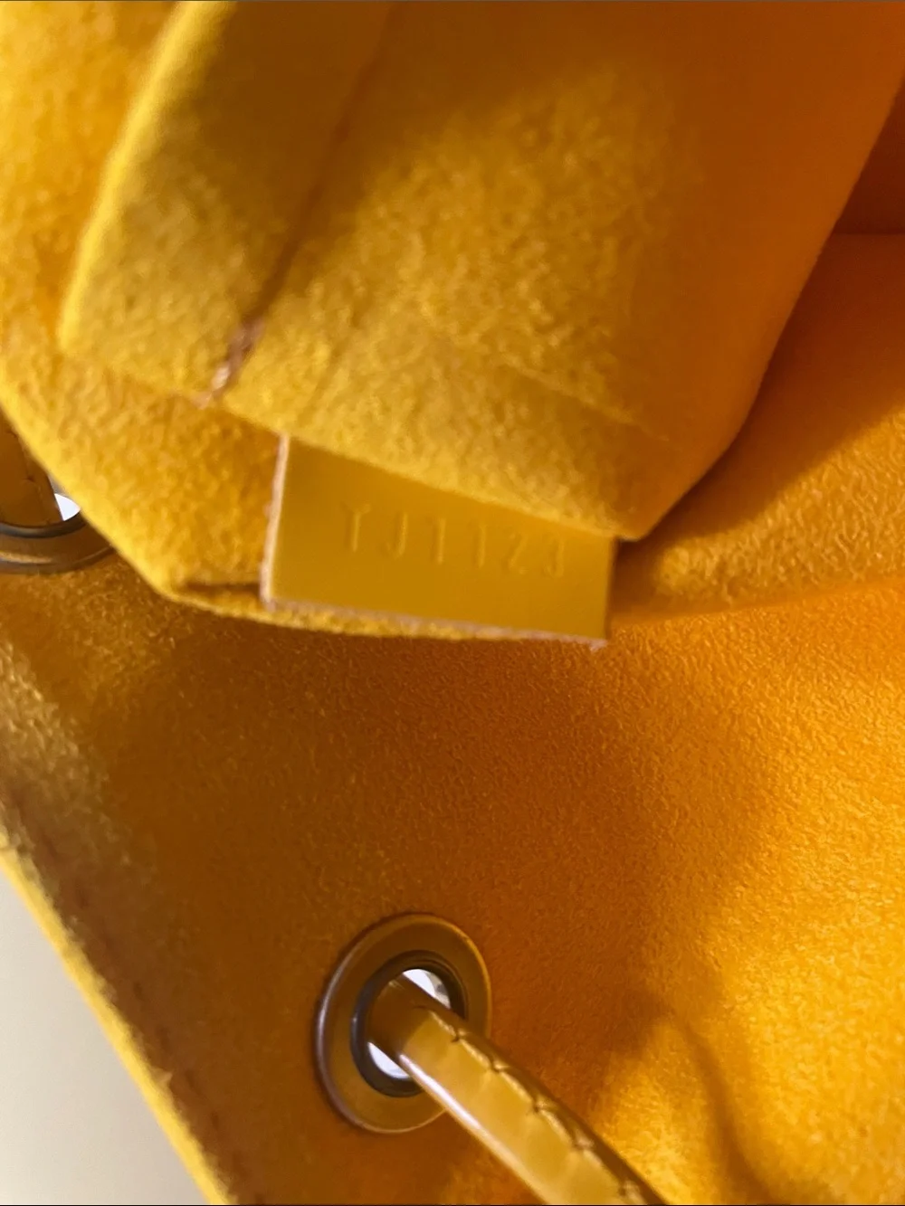 Louis Vuitton Yellow Citron Epi Leather Drawstring Noe BB Bucket Bag